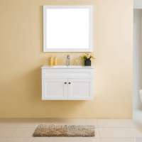 Top-Rated Classic Solid Wood Bathroom Mirror Cabinet Furniture Floor Standing Bathroom Vanity Tops For Bath Room