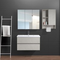 China Factory Fame Washroom Makeup Modern Bathroom Vanity Bathroom Furniture Wall Cabinets With Adjustable Shelf