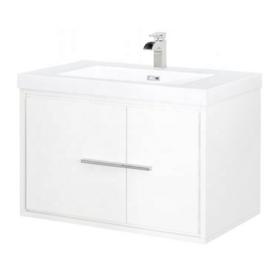 Bathroom Furniture 30 Inch White Wall Mounted High Gloss White Lacquer Mdf Bathroom Vanity With Basin